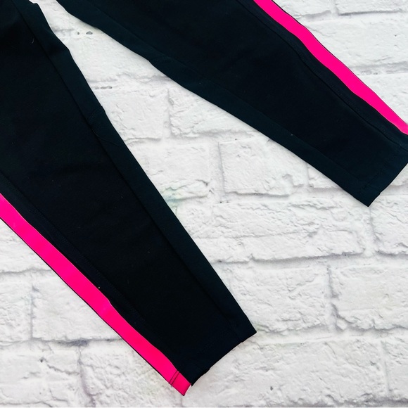 Tommy Hilfiger Sport Womans 1X Black and Pink Athletic Leggings Athleisure - Picture 5 of 11